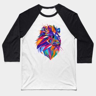 Lion animal pop art Baseball T-Shirt